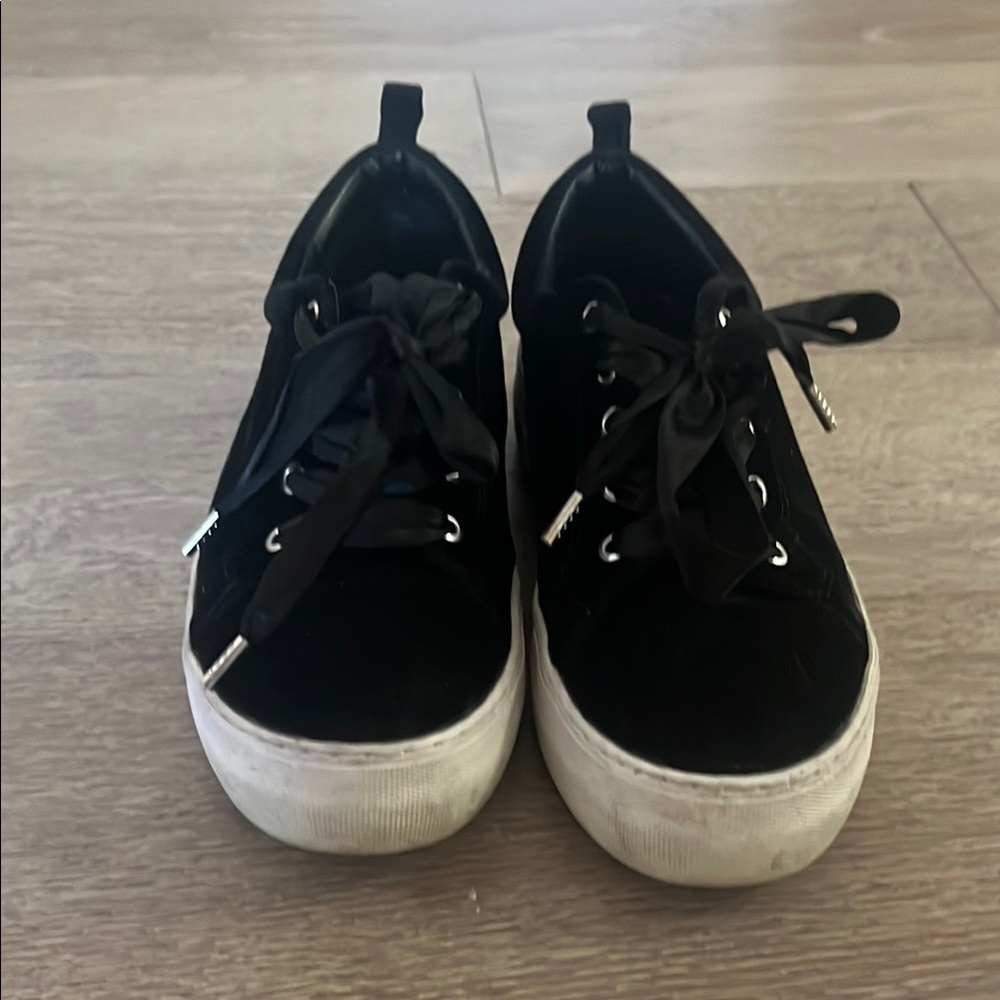 Black Velvet Sneakers.
